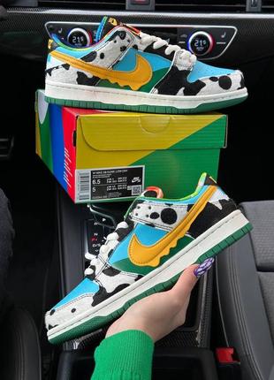 Женские кроссовки nike sb dunk low ben &amp; jerry&amp;s chunky dunky9 фото