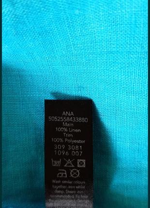 Туніка блуза лляна 100% льон р.58-605 фото