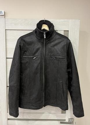 Шкіряна куртка barneys original leather jacket (м)3 фото