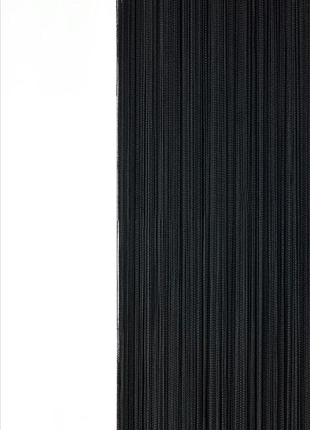 Черные шторы-нити2 фото