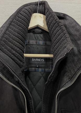 Шкіряна куртка barneys original leather jacket (м)6 фото