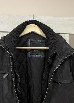 Шкіряна куртка barneys original leather jacket (м)8 фото