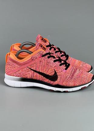 Фірмові кросівки nike free 5.0 tr flyknit citrus 🍊 sneakers1 фото