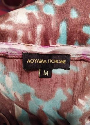 Сарафан aoyama itchome, 100% натуральный шелк, размер м5 фото