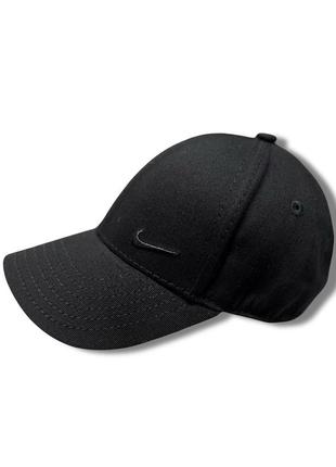 Nike кепка черная бейсболка nike на липучке мужская женская подростковая1 фото