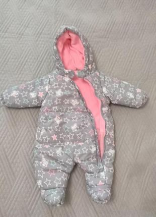 Зимний комбинезон 3-6 мес