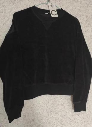 Велюровый свитшот