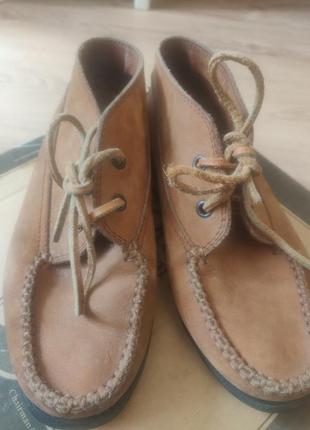 Макасины кожаные
