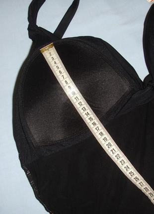 Купальник сдельный с юбочкой размер 50-52 / 18 черный платье свим дрес7 фото