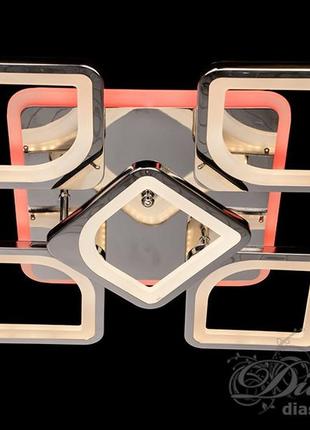 Led люстри diasha s8060/4+1hr led 3color dimmer