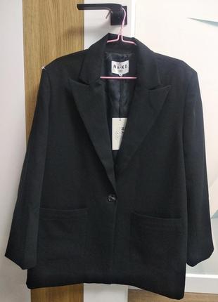 Пиджак черного цвета3 фото
