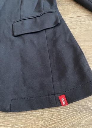 Коттоновый пиджак сине-серого цвета размер м4 фото