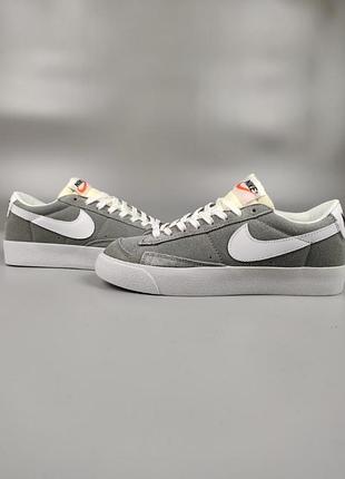 Nike blazer low suede gray