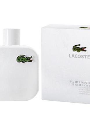 Мужская туалетная вода eau de lacoste l.12.12 blanс1 фото