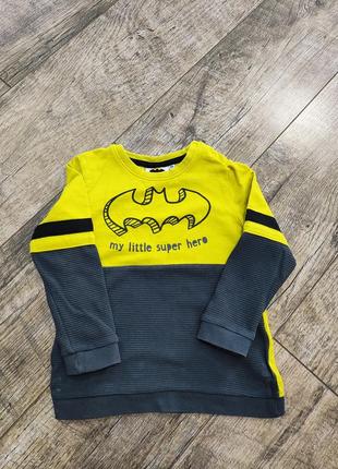 Свитшот, свитер, кофта, batman, р. 98-104, 3-4 года