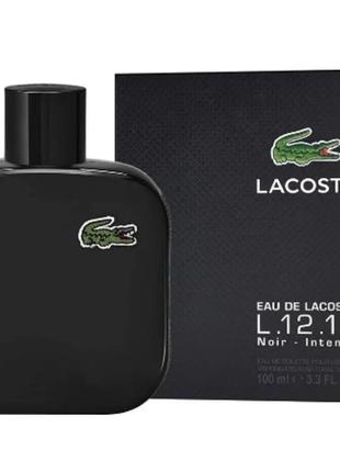 Мужская туалетная вода  eau de lacoste l.12.12 noir intense 100 мл