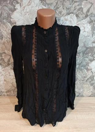 &other stories жіноча блузка чорного кольору розмір m usa -2 eur 34