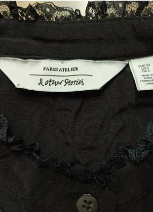 &amp;other stories женская блузка черного цвета размер musa -2 eur 346 фото