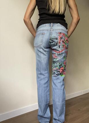 Джинси rich & berg з набитим малюнком