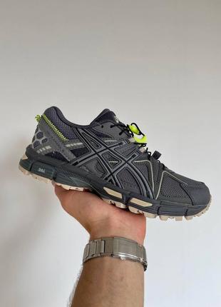 Мужские кроссовки серые asics gel-kahana 8 marathon running shoes/sneakers dark grey