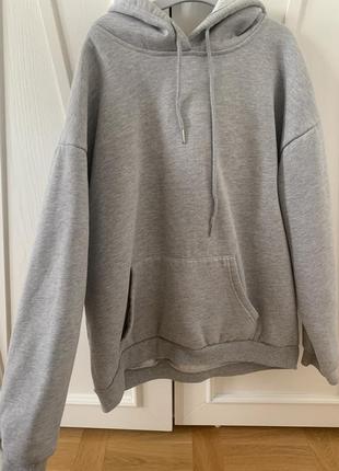 Худи серое