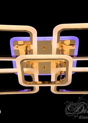 Led люстри diasha a8060/4+1g led 3color dimmer