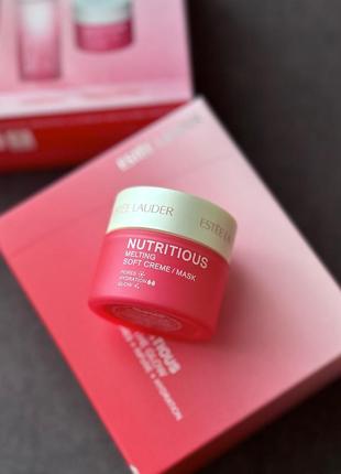 Заспокійливий легкий крем та маска 2в1 estée lauder nutritious.