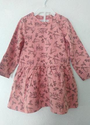Красивое новое платье в винтажном стиле на 1-1.5 года