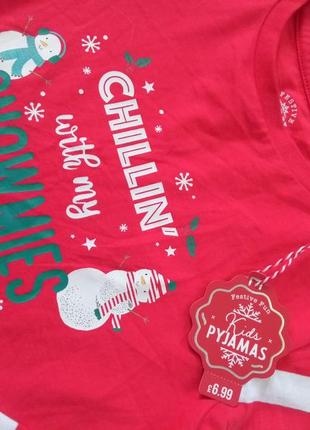 Новый новогодний свитер пижама свитер светер светер festive fun kids pyjamas2 фото