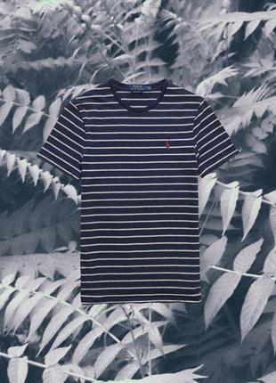 Идеал полосатая футболка polo ralph lauren