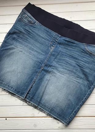 Новая джинсовая юбка для беременных next размер ххл