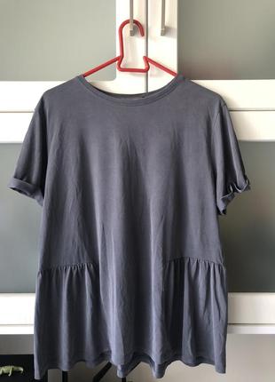 Базовая женская футболка насыщенно-серого цвета primark