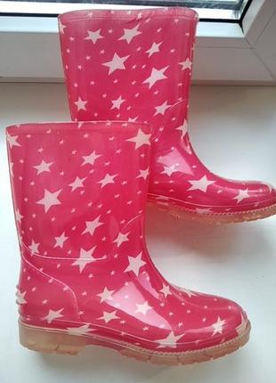 Сапоги сапожки резиновые 29 размер 18 см стелька