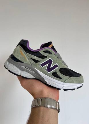 Женские кроссовки new balance 990v3 x teddy santis made in usa olive leaf