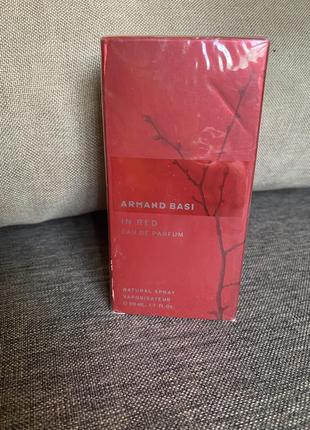 Armand basi in red eau de parfum парфумована вода 50 мл. оригінал