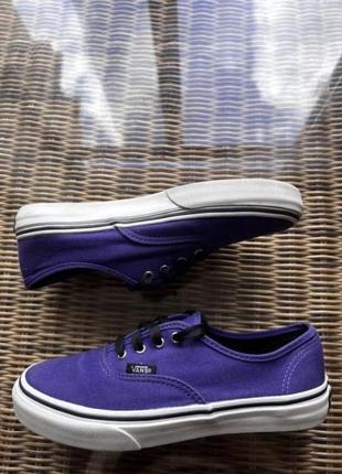 Кеды vans фиолетовые оригинальные2 фото