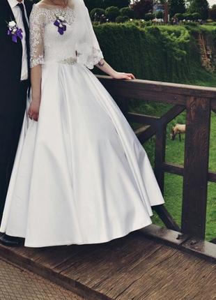 Терміново!! свадебное платье белое,  весільна сукня