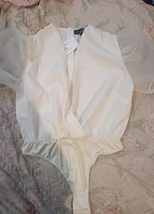 Шикарный стильный сексуальный боди, блузка, купальник комбидресс стринги1 фото