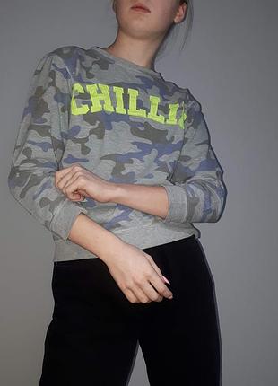 Камуфляжний світшот hm zara