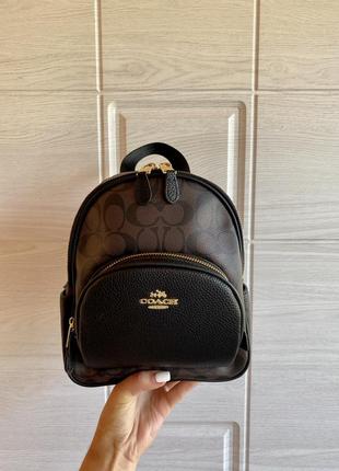 Женский рюкзак в стиле coach court mini backpack.1 фото