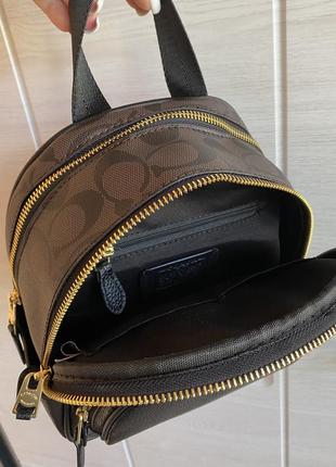 Женский рюкзак в стиле coach court mini backpack.5 фото