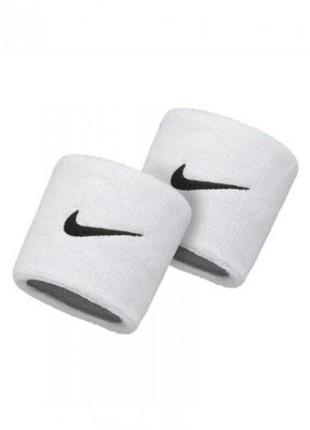 Напульсник nike swoosh wristbands 2 pk белый уни osfm n.nn.04.101.os