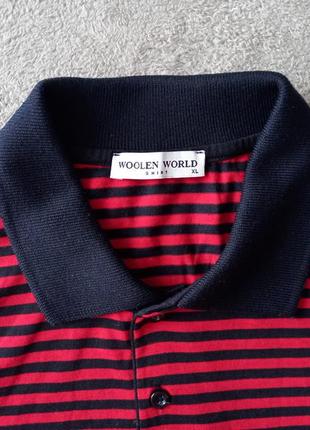 Брендова футболка поло woolen world.6 фото