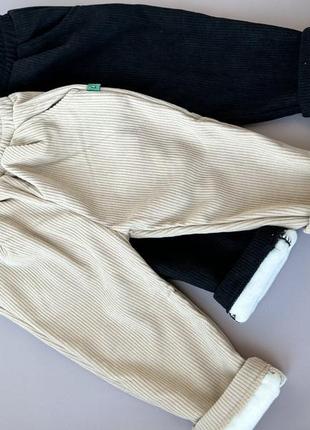 Дитячі теплі штани на флісі для хлопчика3 фото