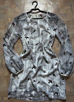 Платье с принтом