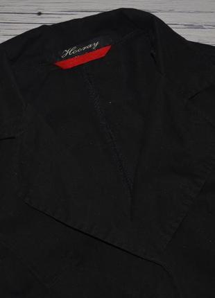 L фирменный женский котоновый пиджак с вышивкой цветы7 фото