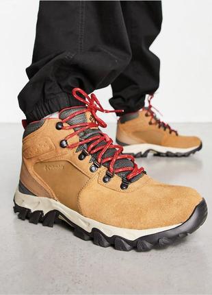 Columbia newton ridge plus ii suede wp elk/mountain взуття трекінгове чоловіче  черевики трекінгові
