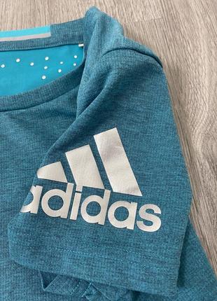 Спортивная женская футболка для спорта для бега adidas3 фото