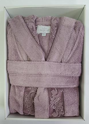 Халат женский maison d'or veronique dark lilac s