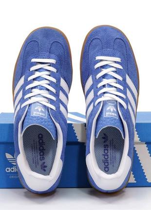 Adidas gazelle blue white, кроссовки мужские адедас газель, кроссовки мужские адидас газель, кроссовки4 фото